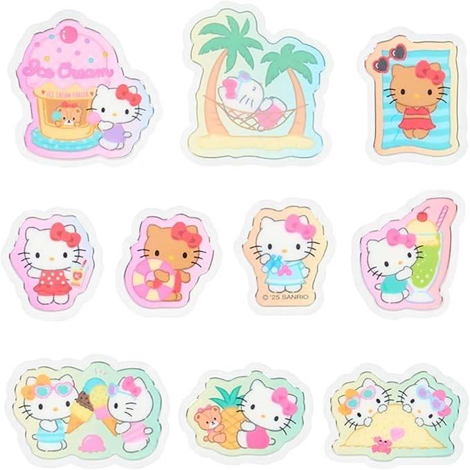Sanrio Summer Flake Sticker [2025] - Hello Kitty